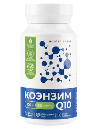 Nooteria Labs, Коэнзим Q10 (убихинон), таблетки, 60 шт. #1