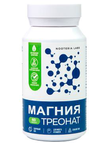 Nooteria Labs, Магний (треонат), капсулы, 60 шт. #1