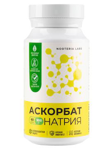 Nooteria Labs, Витамин С (аскорбат натрия), капсулы, 60 шт. #1