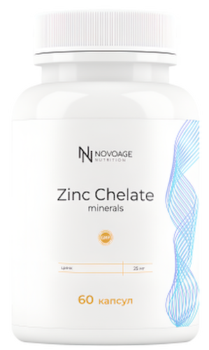 NOVOAGE nutrition, Цинк (бисглицинат), капсулы, 60 шт. #1
