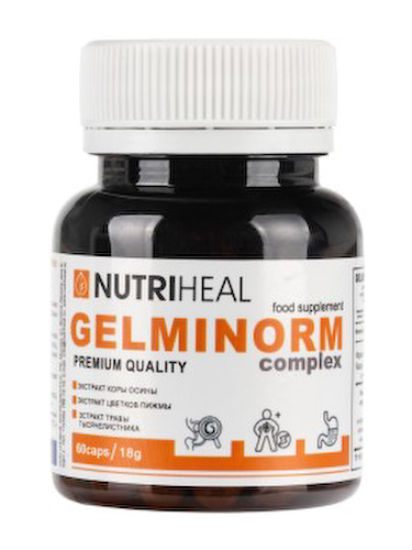 NUTRIHEAL, Гелминорм (антипаразитарный комплекс), капсулы, 60 шт. #1