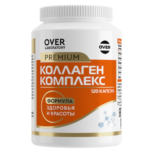 OVER LABORATORY, OVER Лифтинг комплекс для красоты и молодости, капсулы, 120 шт. #1