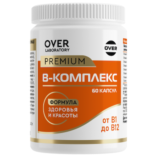 OVER LABORATORY, В-комплекс, капсулы, 60 шт. #1