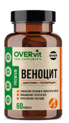 OVERVit, Веноцит, капсулы, 60 шт. #1