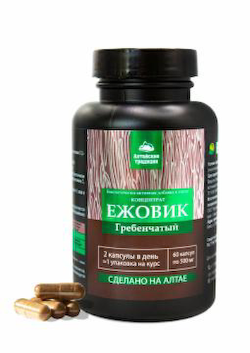 Простые решения, Концентрат «Ежовик Гребенчатый», капсулы, 60 шт. #1