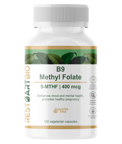 RestartBio, Витамин В9 (метилфолат), капсулы, 120 шт. #1