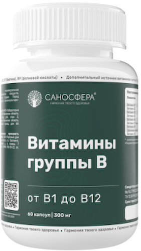 Саносфера, Комплекс «Витамины группы B», капсулы, 60 шт. #1