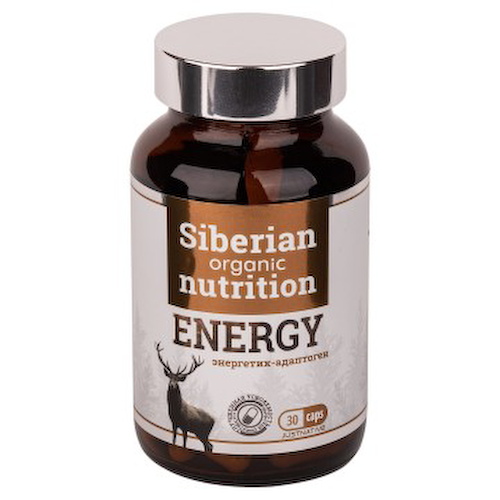 Siberian organic nutrition, Energy (энергетик-адаптоген), капсулы, 30 шт. #1
