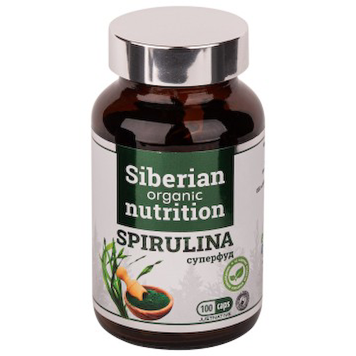 Siberian organic nutrition, Спирулина, капсулы, 100 шт. #1