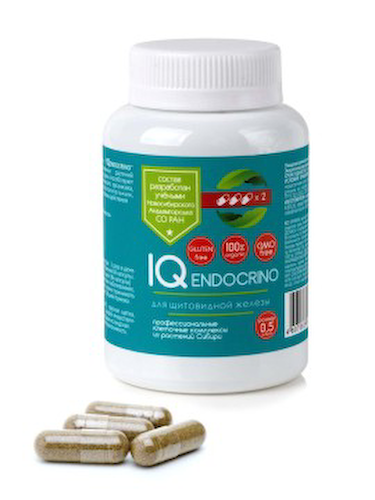 Сиб-Крук, IQ ENDOCRINO, Клеточный комплекс для щитовидной железы, капсулы, 84 шт. #1