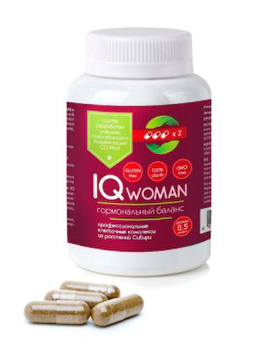 Сиб-Крук, IQ WOMAN, Клеточный комплекс для здоровья женщины, капсулы, 84 шт. #1
