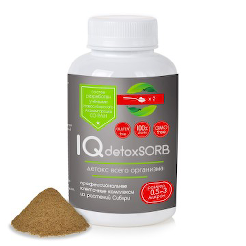 Сиб-Крук, IQdetoxSORB, Клеточный комплекс для очищения организма, порошок, 100 г #1