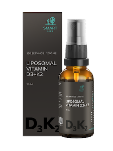 Smartlife, Липосомальный Витамин D3+K2 (МК-7), жидкость, 30 мл #1