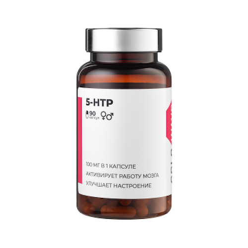 SOLOWAYS, 5-HTP + хром, капсулы, 90 шт. #1