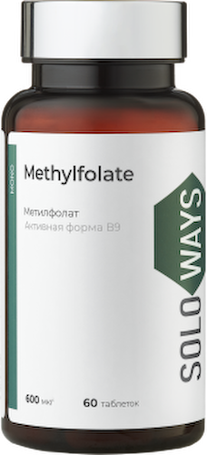 Soloways, Витамин В9 (метилфолат), таблетки, 60 шт. #1