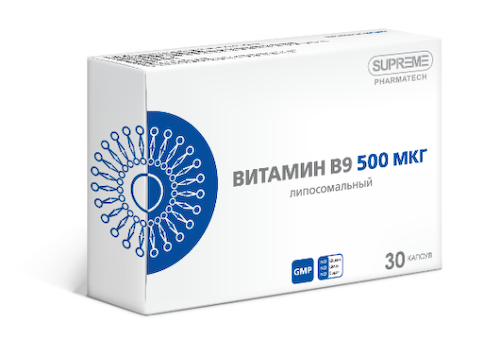Supreme Pharmatech, Липосомальный витамин B9, капсулы, 30 шт. #1
