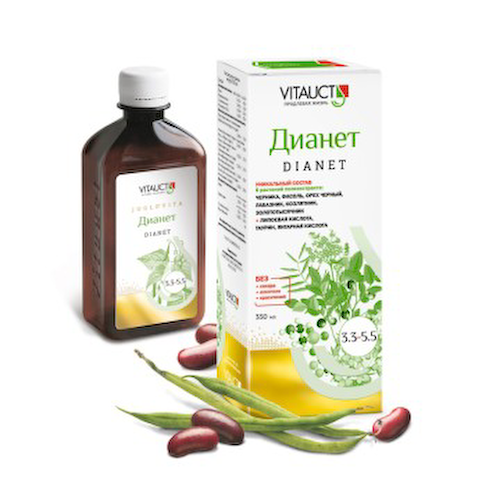 Vitauct, Дианет (нормализация уровня сахара), жидкость, 350 мл #1