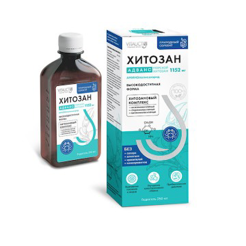 Vitauct, Хитозан Адванс, раствор, 250 мл #1
