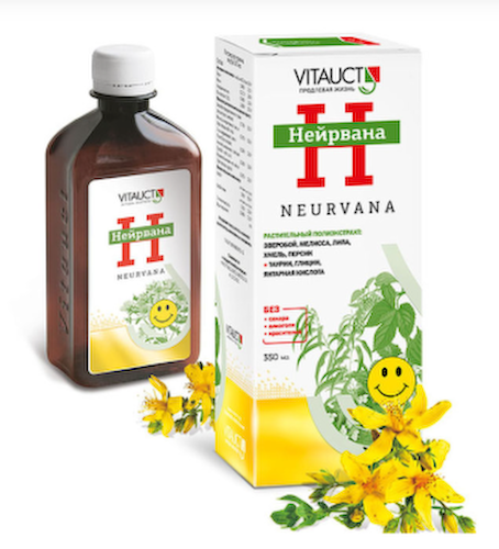 Vitauct, Нейрвана (для повышения устойчивости организма к стрессам), жидкость, 350 мл #1