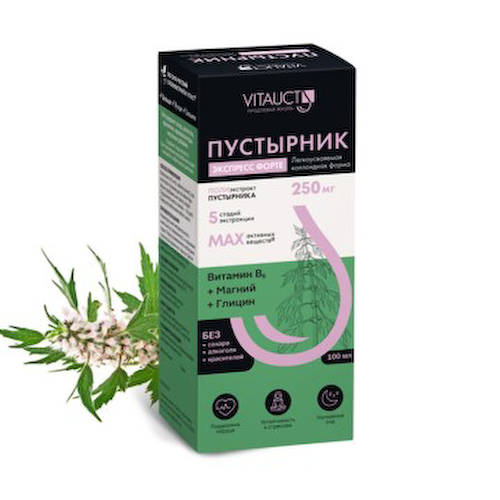 Vitauct, Пустырник Экспресс Форте, жидкость, 100 мл #1