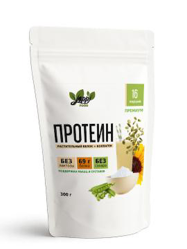 Yappi, Комплексный растительный протеин с коллагеном, порошок, 300 г #1