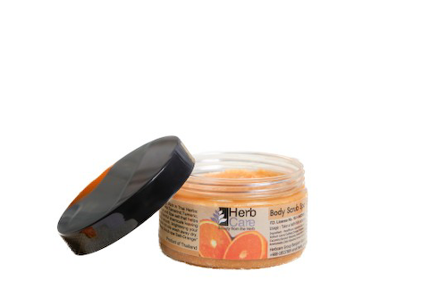 HERBCARE, Спа-скраб для тела солевой с апельсином, 100 г #1