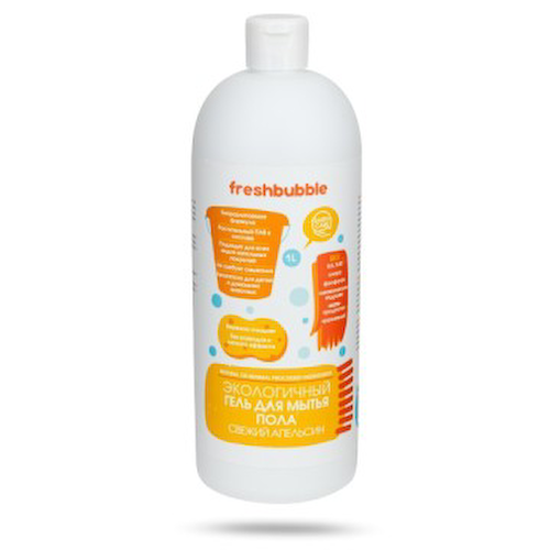 FRESHBUBBLE, Гель для мытья полов Свежий Апельсин, жидкость, 1 л #1