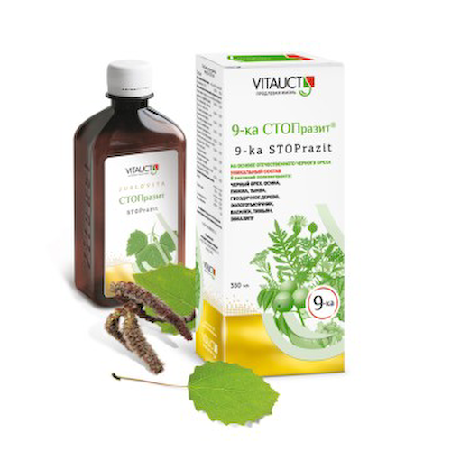 Vitauct, 9-ка СТОПразит (противопаразитарное средство), раствор, 350 мл #1