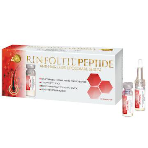 RINFOLTIL, Липосомальная сыворотка против выпадения волос «Rinfoltil Peptide», 30 шт. #1