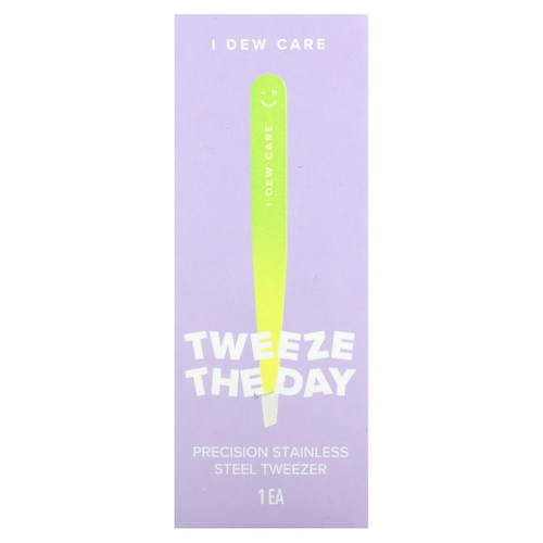 I Dew Care, Tweeze The Day, прецизионный пинцет из нержавеющей стали, 1 пинцет #1