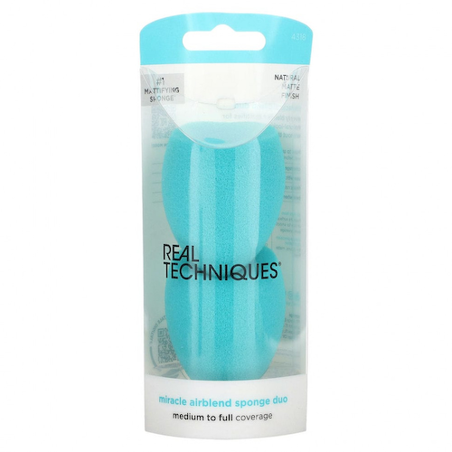 Real Techniques, Miracle Airblend Sponge Duo, 2 шт. #1