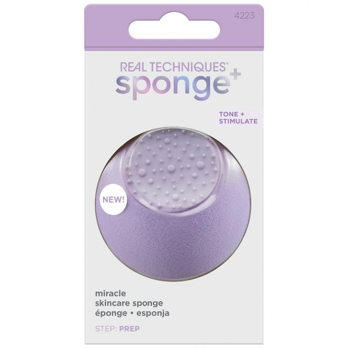 Real Techniques, Sponge +, чудо-спонж для ухода за кожей, с веганским коллагеном, шаг: Prep, 1 губка #1