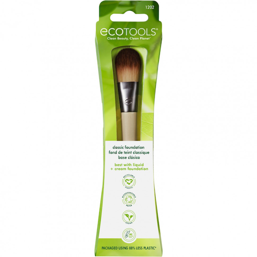 EcoTools, Классическая кисть для тональной основы, 1 шт. #1