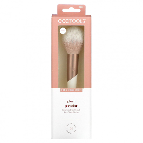 EcoTools, Luxe Collection, плюшевая кисть для пудры, 1 шт. #1