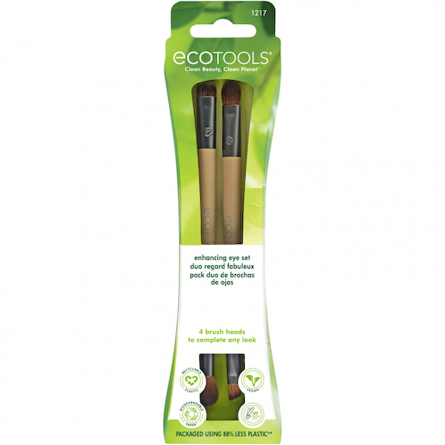 EcoTools, Набор кистей для макияжа глаз с 4 насадками #1