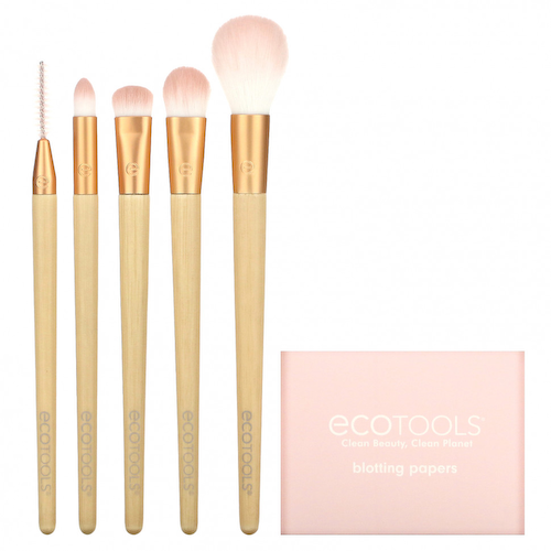 EcoTools, Набор кистей Starry Glow, ограниченная серия, подарочный набор из 6 предметов #1