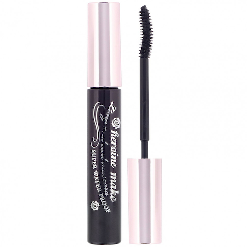 KissMe, Heroine Make, Long & Curl, водостойкая туш для длинных и изогнутых ресниц, оттенок 01, насыщенный черный, 6 г (0,21 унции) #1