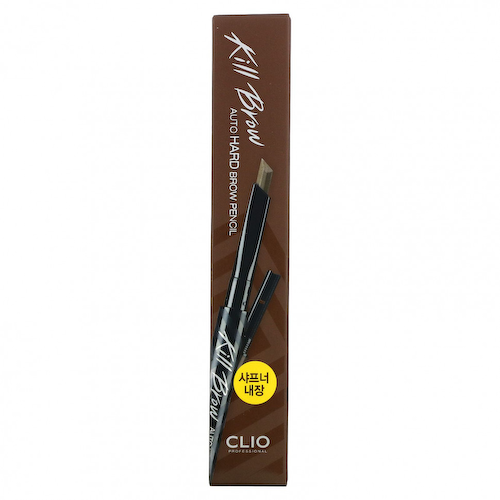 Clio, Kill Brow, Карандаш для бровей Auto Hard, 02 светло-коричневый, 0,01 унции (0,31 г) #1