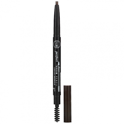 J.Cat Beauty, Perfect Duo, карандаш для бровей, BDP107, темно-коричневый, 0,25 г (0,009 унции) #1