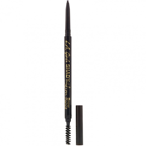 L.A. Girl, Карандаш для бровей Shady Slim Brow Pencil, оттенок Blackest Brown, 0,08 г #1