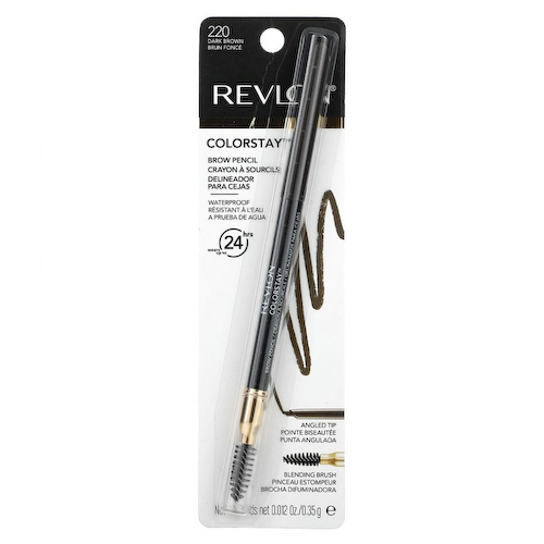 Revlon, Colorstay, карандаш для бровей, 220, темно-коричневый, 0,35 г (0,012 унции) #1