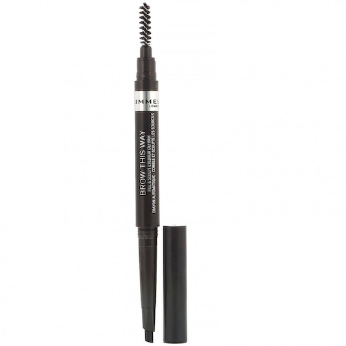 Rimmel London, Карандаш для бровей Brow This Way, оттенок 004 мягкий черный, 0,25 г #1