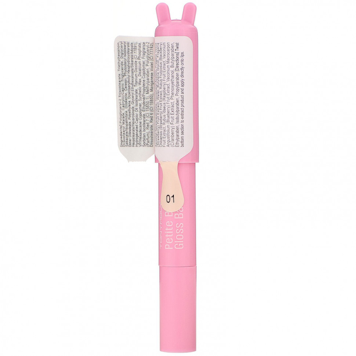 Tony Moly, Блеск для блеска Petite Bunny, 01 Juicy Strawberry, 1 бар для губ #1