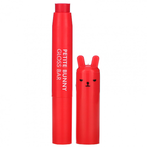 Tony Moly, Petite Bunny Gloss Bar, 04 сочная вишня, 1 губная помада #1