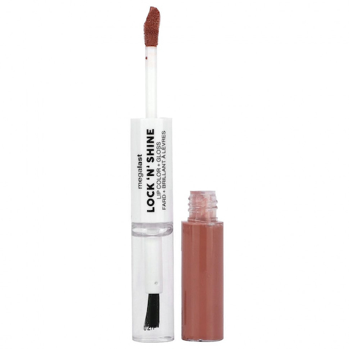 wet n wild, Megalast, Lock 'N' Shine, краска для губ и блеск, лепестки лотоса, 4 мл (0,13 жидк. Унции) #1