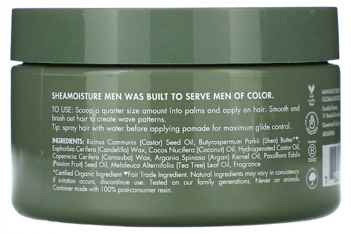 SheaMoisture, Men, Waves Pomade, аргановое масло и масло ши, 113 г (4 унции) #1