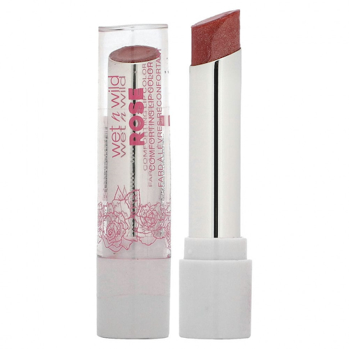 wet n wild, Rose, успокаивающая краска для губ, мягкий и сочный, 2,4 г (0,08 унции) #1