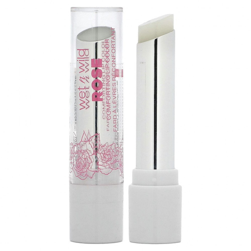 wet n wild, Rose, успокаивающая краска для губ, сияние, 2,4 г (0,08 унции) #1