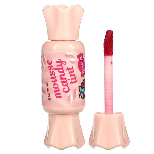 The Saem, Saemmul, Mousse Candy, тинт для губ, 13 малина, 0,28 унции #1