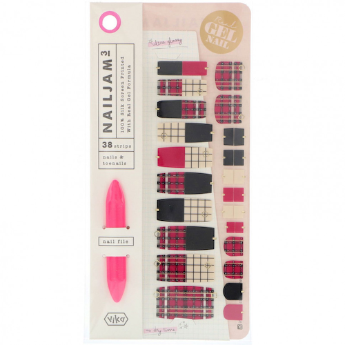 Vika Nailjam, Гелевые полоски для ногтей для ногтей на руках и ногах, Неделя моды, 38 полосок #1